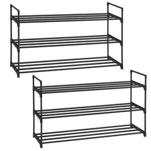 Boxxx SET REGÁLŮ NA TOPÁNKY 2 ks, čierna, 92/53/30 cm vyobraziť