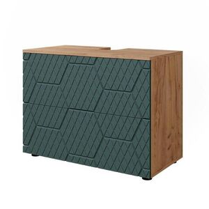 Vicco SPODNÁ SKRINKA POD UMÝVADLO Irma zelená 80 x 58.6 cm s 2 zásuvkami vyobraziť