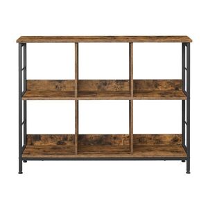 Boxxx REGÁL, hnedá, čierna, oceľ, 120/80/30 cm vyobraziť