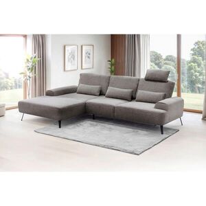 MID.YOU ROHOVÁ SEDAČKA, textil, sivohnedá vyobraziť