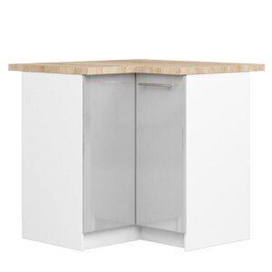 RAUMHIRSCH FURNITURE SKRÍŇKA Biela, lesklý kov 85/90/46 vyobraziť