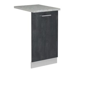 Vicco PREDNÝ PANEL UMÝVAČKY RIADU R-Line Čierny betón 45 cm s pracovnou doskou vyobraziť
