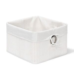 Relaxdays KOŠ Biely bambus skladací 31 cm vyobraziť