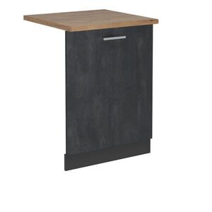 Vicco PREDNÝ PANEL UMÝVAČKY RIADU R-Line Čierny betón 60 cm , AP Oak vyobraziť