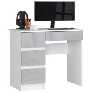 RAUMHIRSCH FURNITURE PÍSACÍ STÔL Biela, lesklý kovový povrch 77/90/50 vyobraziť