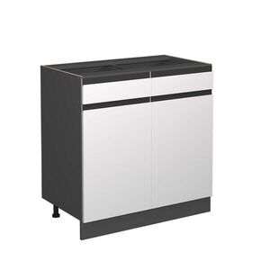 Vicco KUCHYNSKÁ SPODNÁ SKRINKA R-Line biely 80 cm Tvar J, bez pracovnej dosky vyobraziť