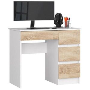RAUMHIRSCH FURNITURE PÍSACÍ STÔL Biela, dub Sonoma 77/90/50 vyobraziť