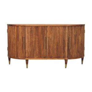 Artisan Furniture SIDEBOARD s povrchovou úpravou Amber Oak, 4 dvere, 6 vnútorných políc, pražená hnedá vyobraziť