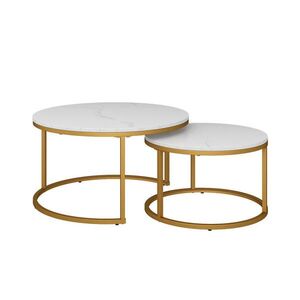 Vicco SÚPRAVA KONFERENČNÉHO STOLÍKA Montreal Biele zlato 77 x 40 cm 2 diely vyobraziť