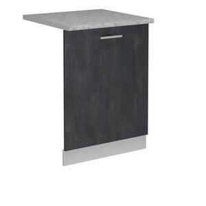 Vicco PREDNÝ PANEL UMÝVAČKY RIADU R-Line Čierny betón 60 cm s pracovnou doskou vyobraziť