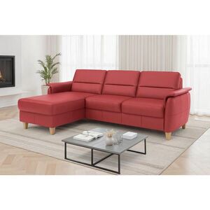 Sit & More ROHOVÁ SEDAČKA, textil, koža, červená vyobraziť