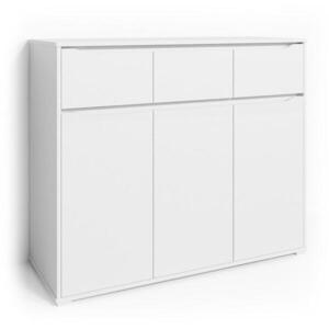 Vicco KOMODA Ruben biely 48 x 101.6 cm so zásuvkami vyobraziť