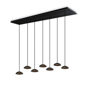 s.luce SANTA Air LED jedálenské stolové závesné svietidlo 8 svetiel 160 cm 2-radové vyobraziť