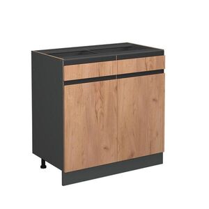 Vicco KUCHYNSKÁ SPODNÁ SKRINKA R-Line Dub Goldkraft 80 cm Tvar J, bez pracovnej dosky vyobraziť