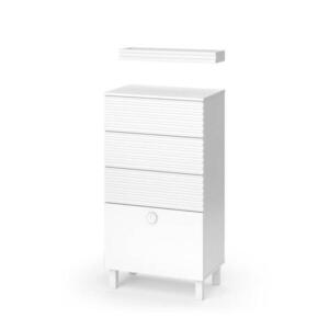 Vicco MIDI SKRINKA Sola biely 60.2 x 113 cm so 4 zásuvkami vyobraziť
