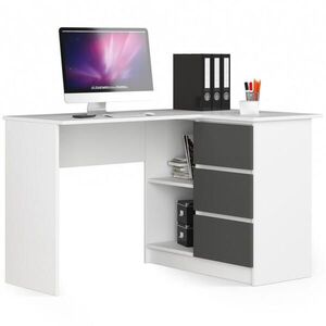 RAUMHIRSCH FURNITURE PÍSACÍ STÔL Biela, grafitová šedá 77/124/85 vyobraziť