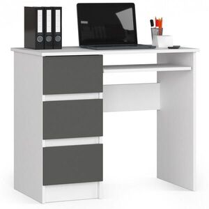 RAUMHIRSCH FURNITURE PÍSACÍ STÔL Biela, grafitovo šedá 77/90/50 vyobraziť