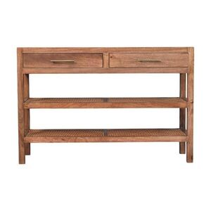 Artisan Furniture KONZOLOVÝ stolík s povrchovou úpravou Honey Caramel, 2 zásuvky, 2 otvorené police, medovohnedý vyobraziť