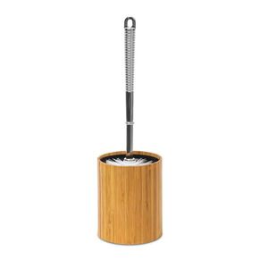 Relaxdays DRŽIAK WC KEFKY prírodná bambus s kefou 33 cm vyobraziť