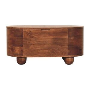 Artisan Furniture TRUHLICA s povrchovou úpravou Roasted Almond, vnútorný úložný priestor, hnedá vyobraziť