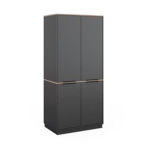 Vicco ŠATNÍKOVÁ SKRIŇA Betti Anthracite/Sonoma 82 x 179 cm so 4 dverami vyobraziť