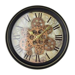 Mondex NÁSTENNÉ hodiny Ramsey Brown 35/7/35 cm plastové vyobraziť