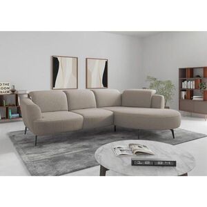 Sit & More ROHOVÁ SEDAČKA, textil, taupe vyobraziť