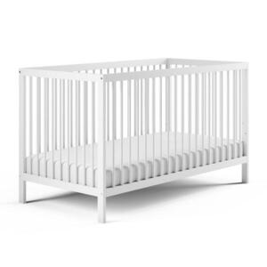 Kids Collective DETSKÁ POSTEĽ s matracom 60x120 cm v bielej farbe vyobraziť