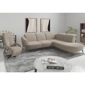 Sit & More ROHOVÁ SEDAČKA, textil, béžová vyobraziť