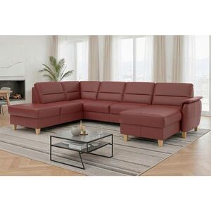 Sit & More SEDACIA SÚPRAVA, textil, koža, červenohnedá vyobraziť