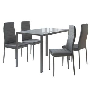 Vicco SÚPRAVA JEDÁLENSKÉHO STOLA Grand Šedá 120 x 75 cm Sada 4 ks vyobraziť