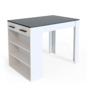 Vicco JEDÁLENSKÝ STÔL Repose Antracit/biela 67 x 100 cm vyobraziť