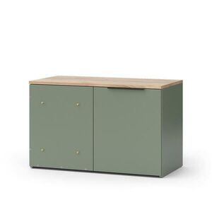 Vicco KOMODA Wido zelená 80 x 50 cm s dverami vyobraziť