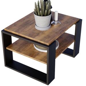 CraftPAK KONFERENČNÝ STOLÍK z drevotriesky, obdĺžnikový, stabilný, v odtieni orech, 44/54/63 cm vyobraziť