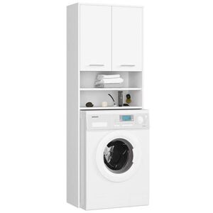 RAUMHIRSCH FURNITURE SKRÍŇ NA PRÁČKU s dvoma dverami, 64 × 30 × 190 cm, biela vyobraziť