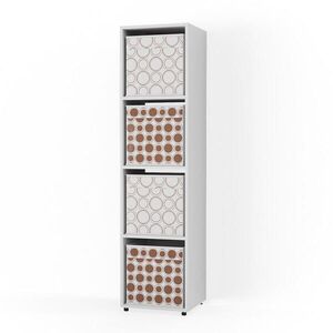 Vicco ROZDEĽOVAČ MIESTNOSTÍ Ludus biely 142.5 x 36.2 cm s 2 skladacími boxmi opt.1 vyobraziť