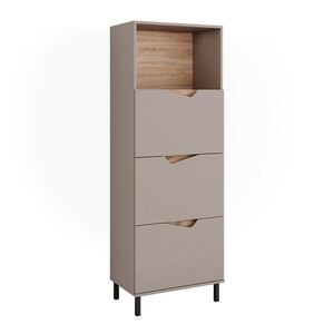 Vicco KOMODA Marelle Šedá 60 x 169.5 cm so 4 priehradkami vyobraziť