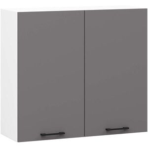 RAUMHIRSCH FURNITURE ZÁVESNÁ SKRÍŇ Biela, grafitovo šedá 72/80/30 vyobraziť