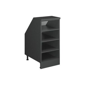 Vicco KUCHYNSKÁ SKRIŇA PRE ŠIKMÉ STRECHY R-Line antracitová 40 cm s 4 priehradkami, korpus skrine hĺbka 60 cm vyobraziť