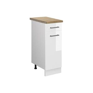 Vicco KUCHYNSKÁ SPODNÁ SKRINKA R-Line Biely vysoký lesk 30 cm , AP Oak vyobraziť