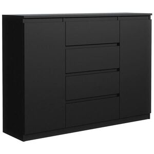 RAUMHIRSCH FURNITURE KOMODA Čierna 120/102/39 vyobraziť