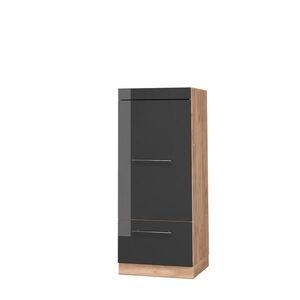 Vicco VYSOKÁ SKRIŇA Fame-Line, Antracit vysoký lesk/Dub Goldkraft, 60 cm vyobraziť