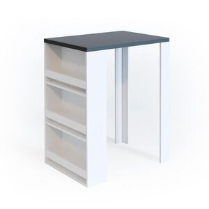Vicco BAROVÝ STÔL Antracit/biela 57 x 80 cm vyobraziť
