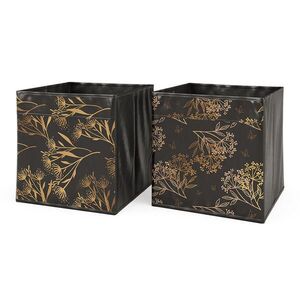 Vicco SKLADACÍ BOX Čierne zlato 30 x 30 cm Sada 2 kusov Možnosť 1 vyobraziť