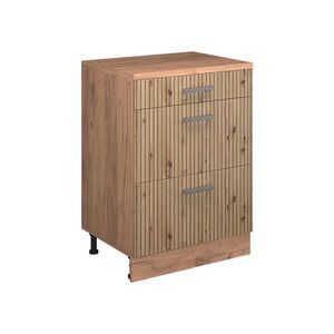 Vicco ROZŠIRUJÚCA KOMODA Rion, Remeselný dub/Dub Goldkraft, 60 x 46 cm bez sklonu s 3 zásuvkami vyobraziť