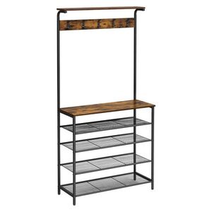 Boxxx PREDSIEŇOVÝ NÁBYTOK, hnedá, čierna, 80/183, 5/31, 5 cm vyobraziť
