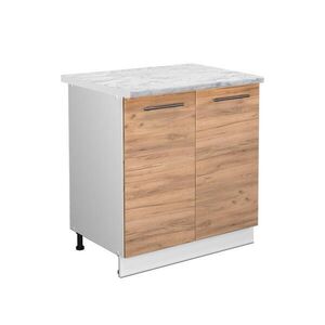 Vicco KUCHYNSKÁ SPODNÁ SKRINKA Fame-Line, Dub Goldkraft/biely, 80 cm Marmori työtaso vyobraziť