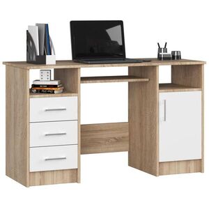 RAUMHIRSCH FURNITURE PÍSACÍ STÔL Dub Sonoma, biela 74/124/52 vyobraziť