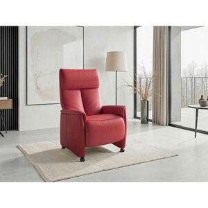 Sit & More RELAXAČNÉ KRESLO, koža, červená vyobraziť