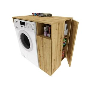 RAUMHIRSCH FURNITURE SKRÍŇ NA PRÁČKU Nadstavbová skrinka s priehradkami – vhodná pre práčku a sušičku 96/88/62 vyobraziť